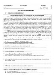 English Worksheet: Test