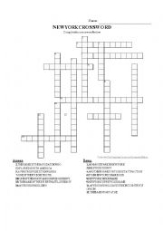 NEW YORK Crossword