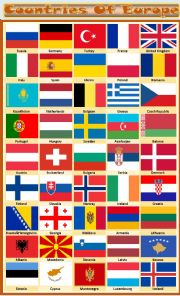 English Worksheet: Countries of Europe