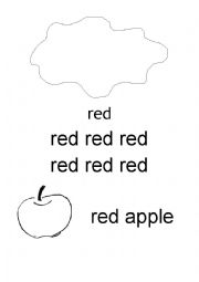 English Worksheet: Colours