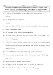 English Worksheet: prefix/explanations 4