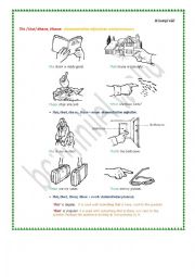 English Worksheet: demonstrative adjectives and pronouns