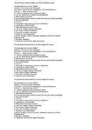 English Worksheet: air hostess conversation