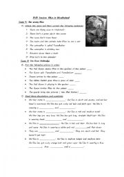 English Worksheet: Alice in wonderland