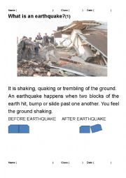 What do you know about earthquakes?