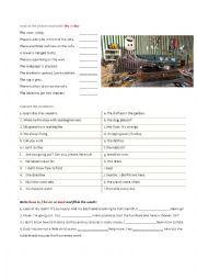English Worksheet: Objects in the house, chores, modals