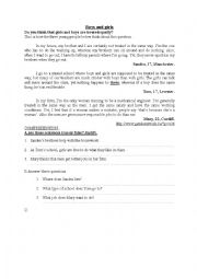 English Worksheet: quiz 2nd Bac