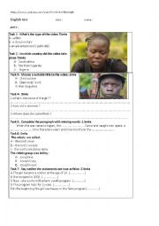 test child soldiers video-listening comprehension 