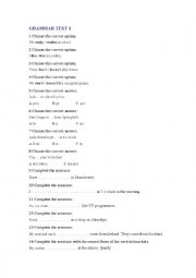 English Worksheet: simple present tense