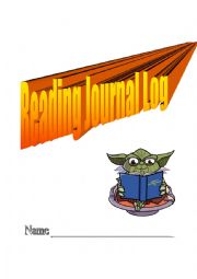 English Worksheet: reading journal log