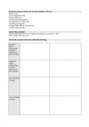 English Worksheet: Family relationships