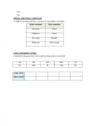 English Worksheet: Initial and final consonant