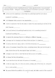 English Worksheet: prefix/explanations 6