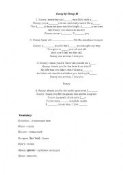 English Worksheet: Sunny by Boney M.