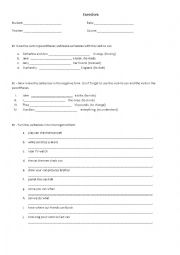 English Worksheet: Verb to Can exercise