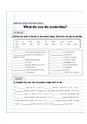 English Worksheet: present simple