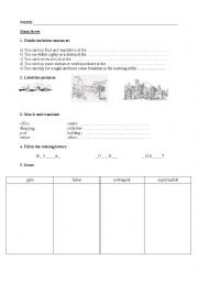 English Worksheet: Main Street