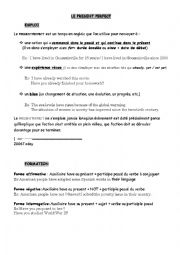 English Worksheet: Use of present perfect