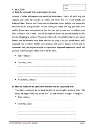 English Worksheet: WRITING-ESSAY-STEPS 1C