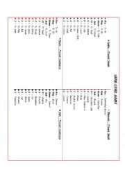 English Worksheet: Present Simple Card game