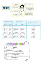 English Worksheet: To Be and To Have