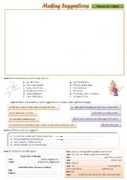 English Worksheet: Making Suggestions