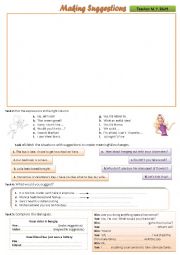 English Worksheet: Making Suggestions