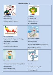 English Worksheet: Easy Reader 2