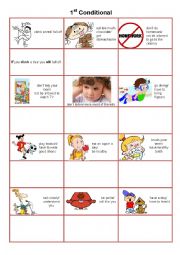 English Worksheet: 1st Conditional