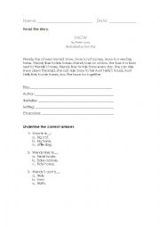 English Worksheet: SNOW