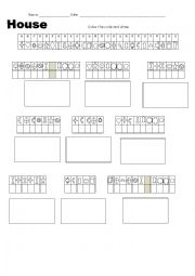 English Worksheet: House Parts Worksheet