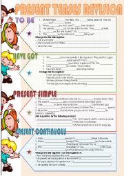 Present Tenses Revision