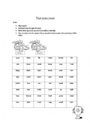 English Worksheet: Past tense maze