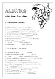 English Worksheet: ADJECTIVES