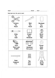 Classroom objects