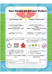 English Worksheet: Past Simple VS Present Perfect