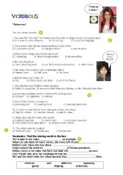 English Worksheet: Victorious - robarazzi