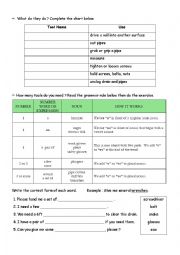 English Worksheet: plumber - tools