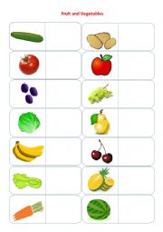 Fruit and Vegetables Poster