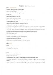 English Worksheet: The LEGO story - teachers notes
