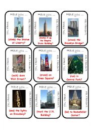 New York City / Present Perfect Go Fish