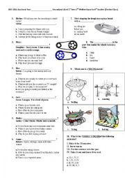 English Worksheet: 8.1.2 TEOG Exam (Elective Class)