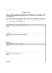 English Worksheet: Writing Hooks
