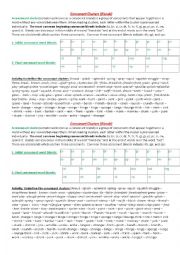 English Worksheet: consonant cluster ( blends ) 