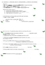 English Worksheet: If-clauses / Make hypotheses about the environment