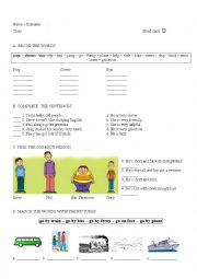 English Worksheet: a quiz