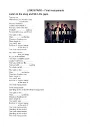 Song Linkin Park - Final Masquarade