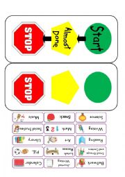 English Worksheet: Visual Schedule