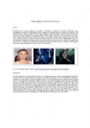 Reading a Biography: Jennifer Lawrence