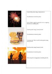 English Worksheet: Imagery